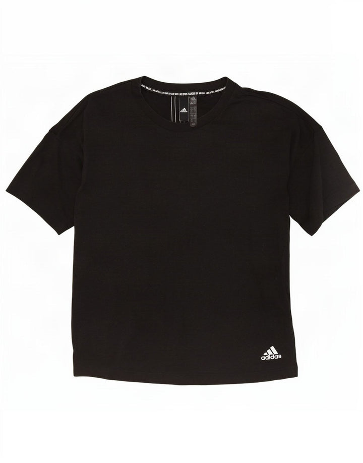 Женская футболка оверсайз Adidas Top UK 4/6 XS Серый полиэстер