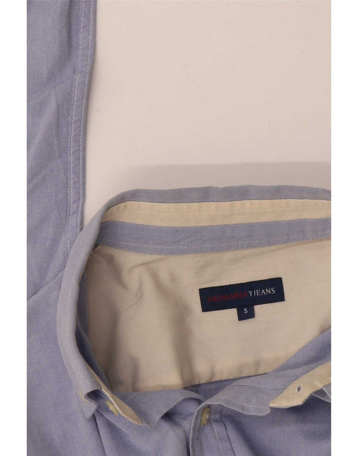 Рубашка мужская Trussardi маленькая синяя
