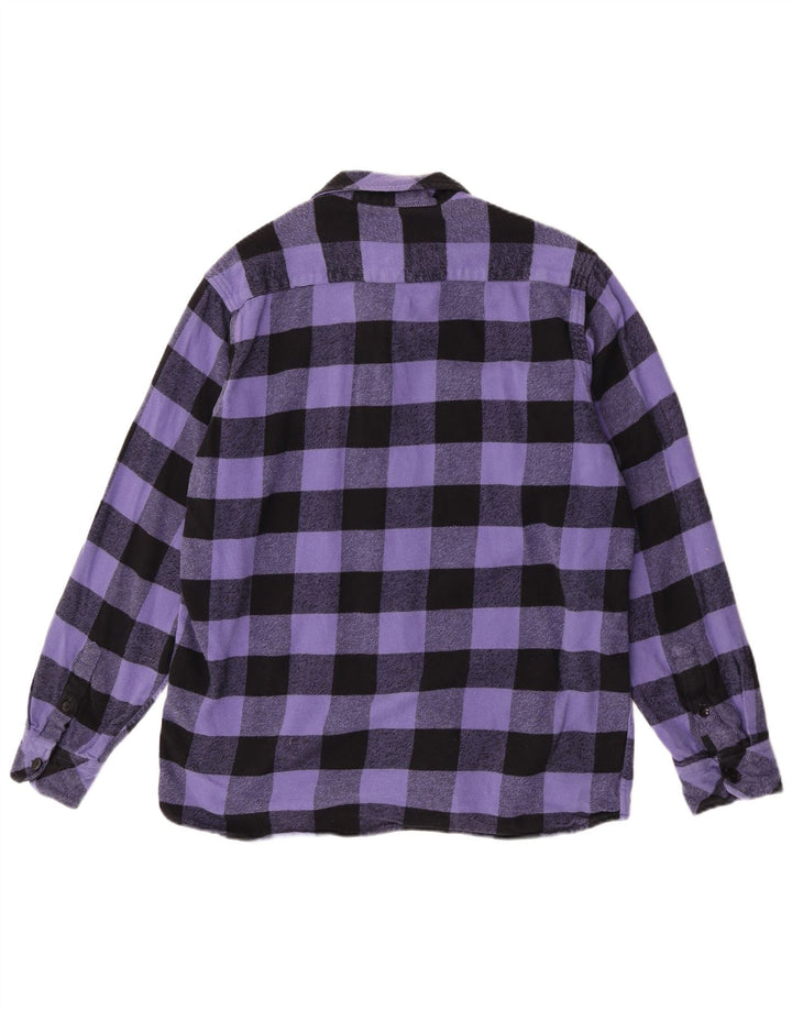 Мужская фланелевая рубашка Dickies XL, фиолетовая клетка, хлопок