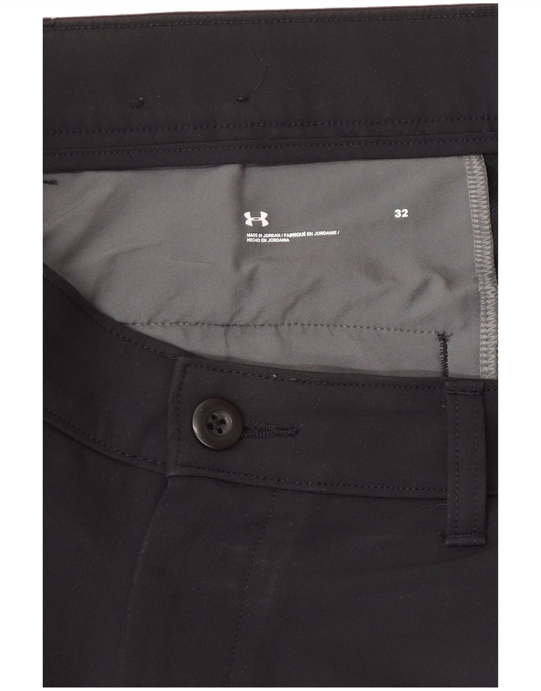 Мужские шорты чинос Under Armour W32, средний черный, полиэстер