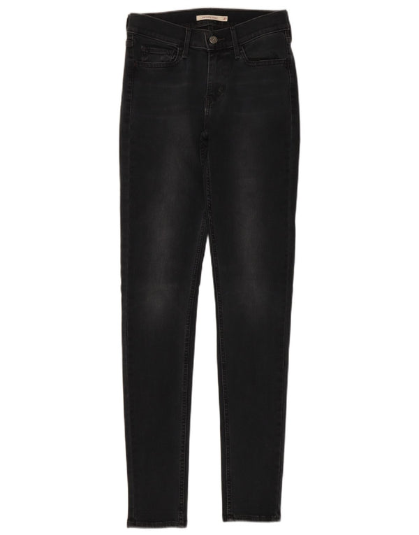 Женские джинсы Levi's 710 Super Skinny W27 L32, черный хлопок