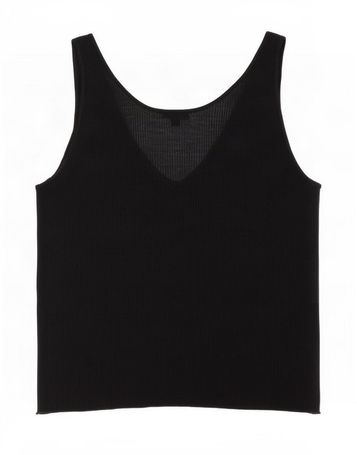 Женский прозрачный жилет Massimo Dutti UK 18 XL, черный