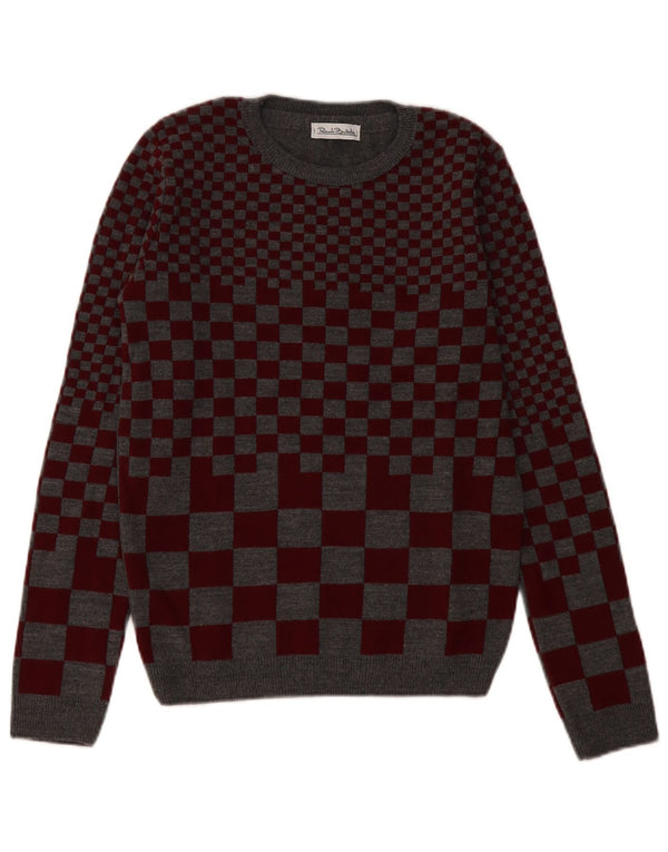 RENATO BALESTRA Джемпер с круглым вырезом для девочек, свитер 14-15 лет, 2XL, серый