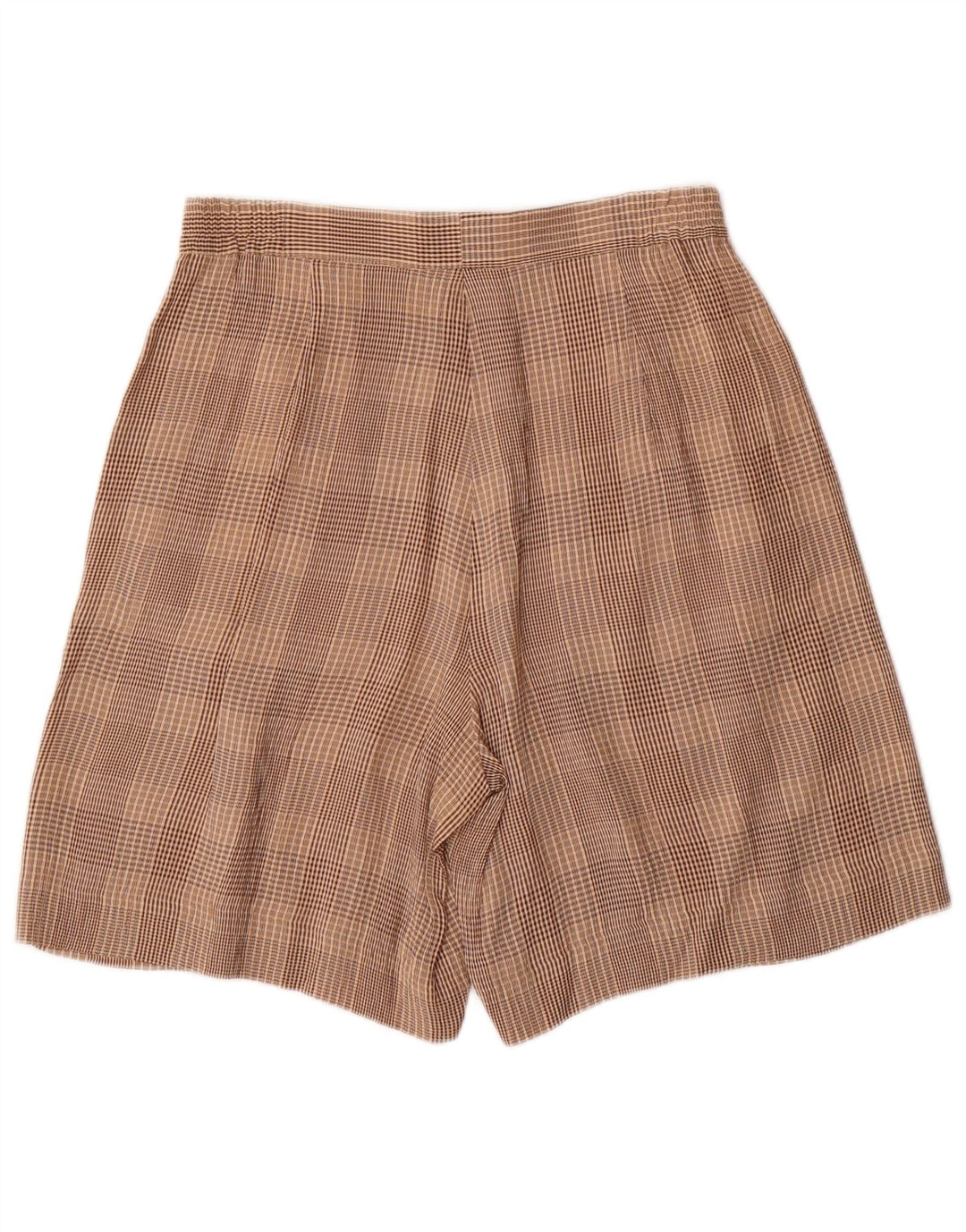 ВИНТАЖНЫЙ женский комплект из 2 предметов с 4 пуговицами, Великобритания, 10 маленьких размеров, W28, коричневый ацетат в клетку