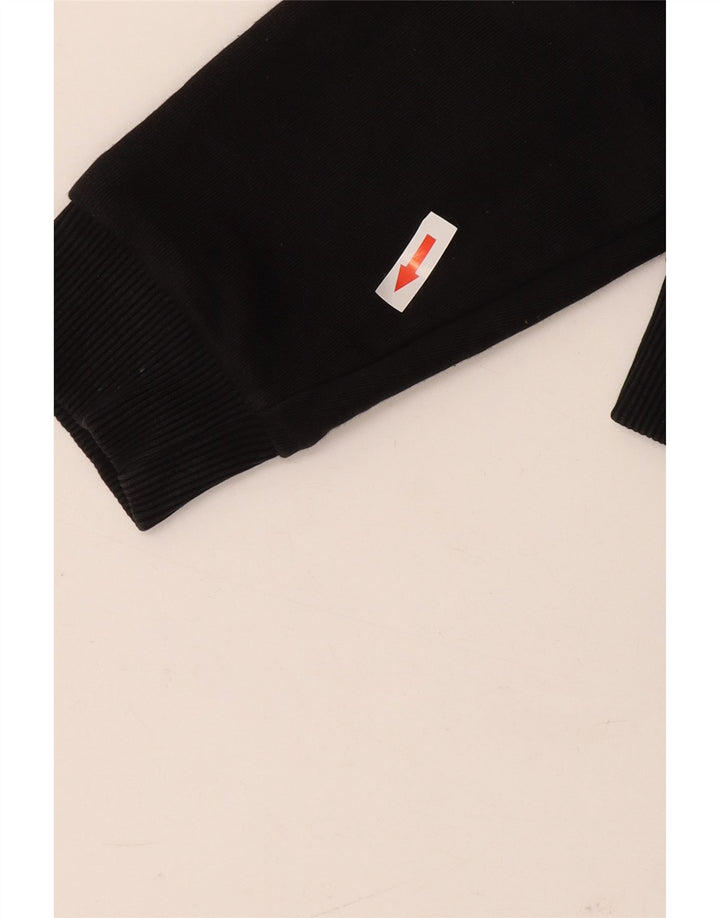 Женский свитер Fila, джемпер UK 10, маленький, черный, хлопок