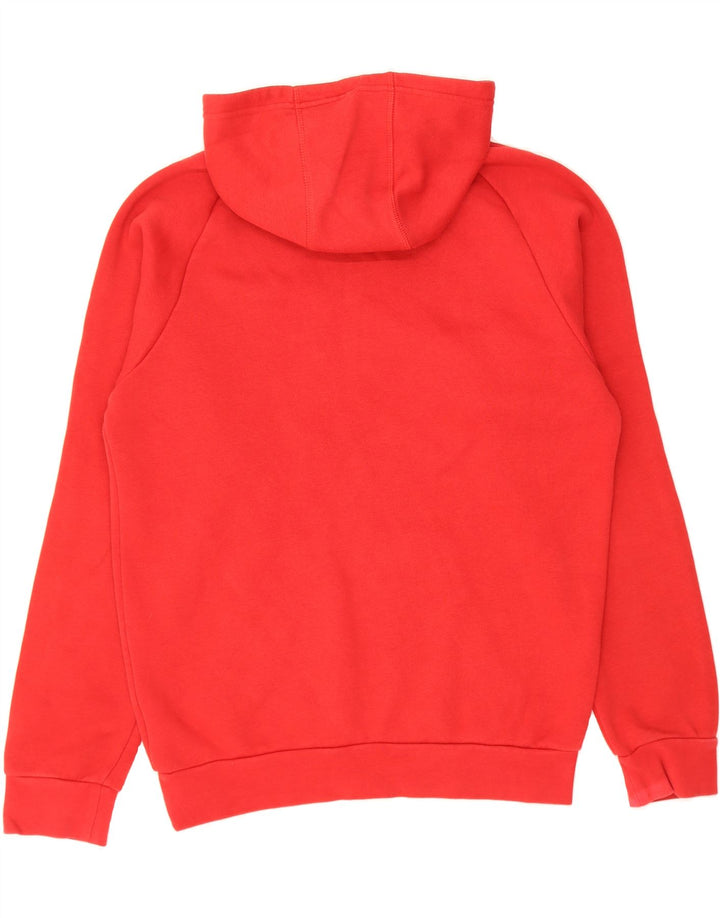 ADIDAS Mens Hoodie Jumper Small Red Cotton Vintage Adidas and Second-Hand Adidas from Messina Hembry 