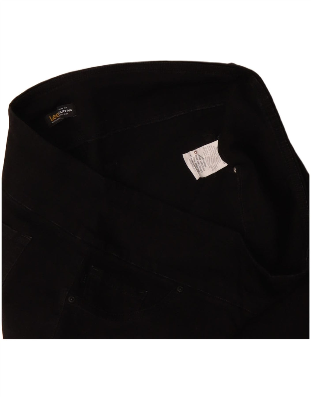 Женские капри со средней посадкой LEE, США 20, 3XL, W40, L22, черные