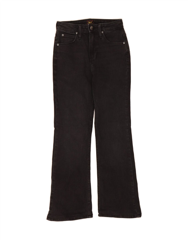 LEE Womens Bootcut Jeans W24 L24 Black Vintage Lee and Second-Hand Lee from Messina Hembry 