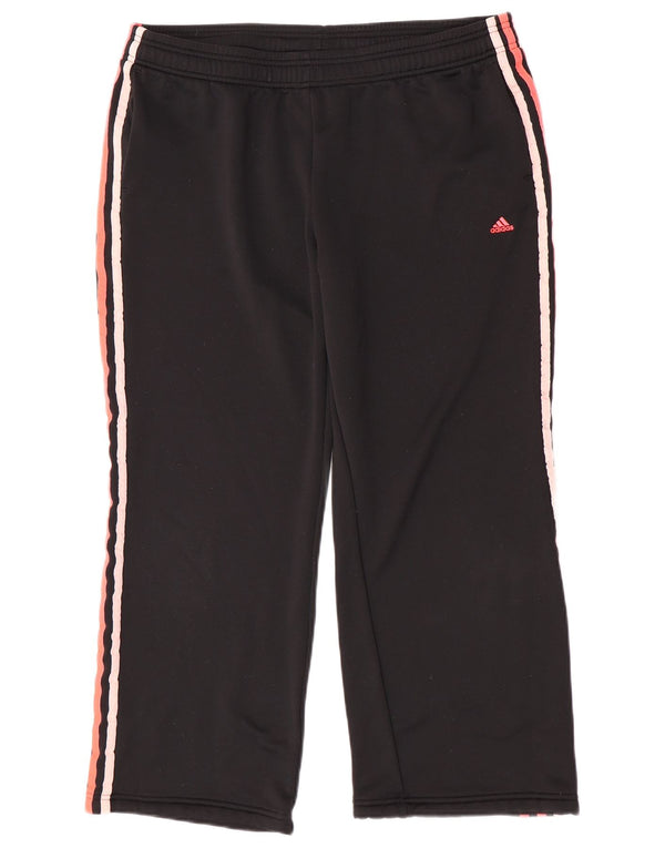 Женские спортивные брюки Adidas UK 20/22 XL, черный полиэстер