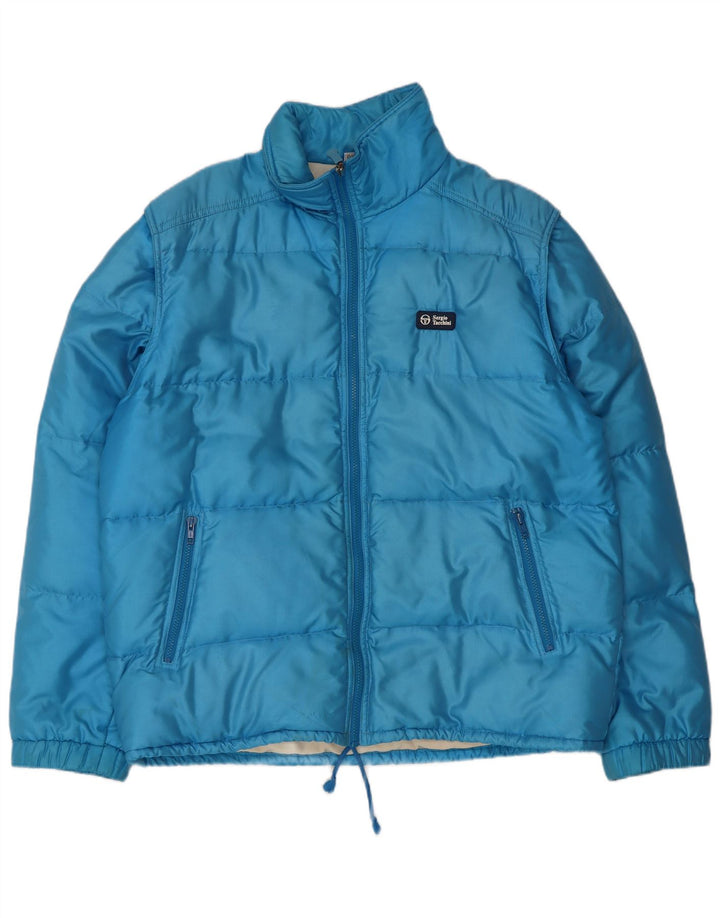 Мужская стеганая куртка Sergio Tacchini EU 50, большой синий полиамид