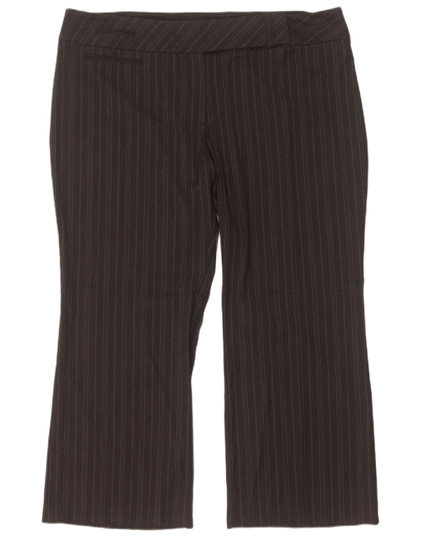 Женские костюмные брюки Marks & Spencer UK 20 2XL W44 L28 серые в полоску