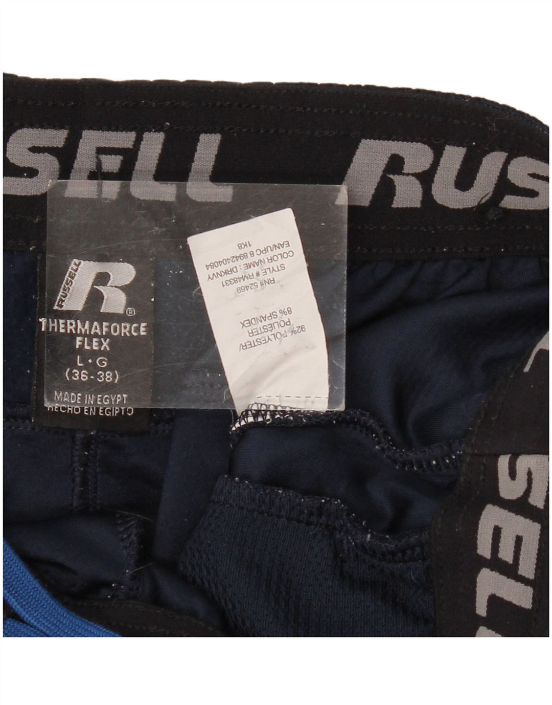 RUSSELL ATHLETIC Мужские спортивные брюки Dri-Power, большие темно-синие