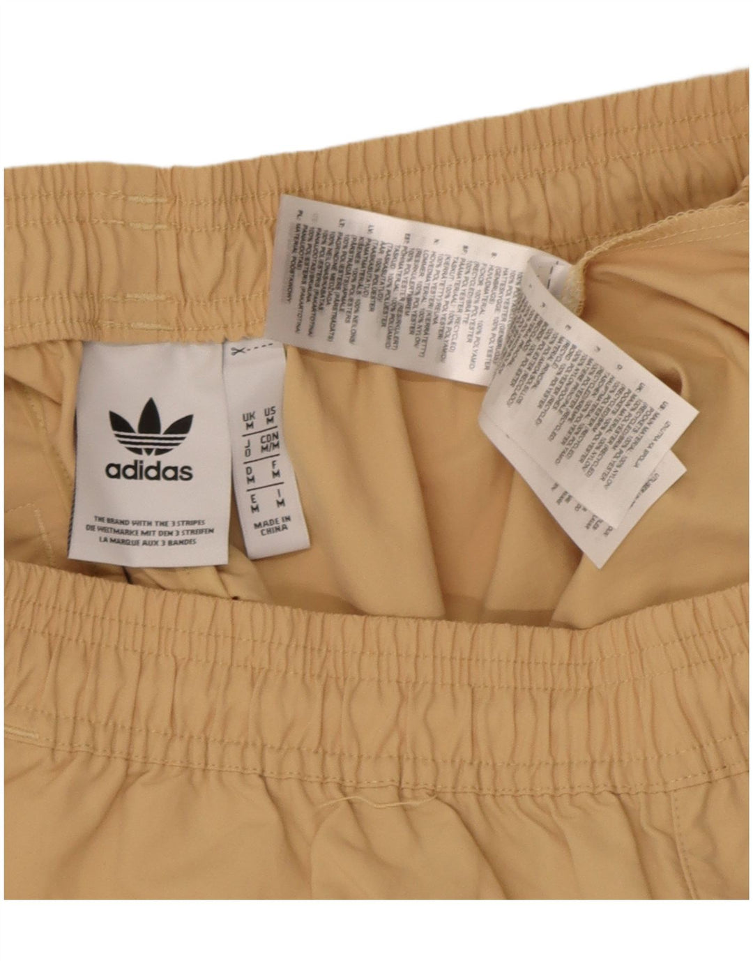 Мужские шорты для плавания Adidas с рисунком, средний цвет, бежевый, полиэстер