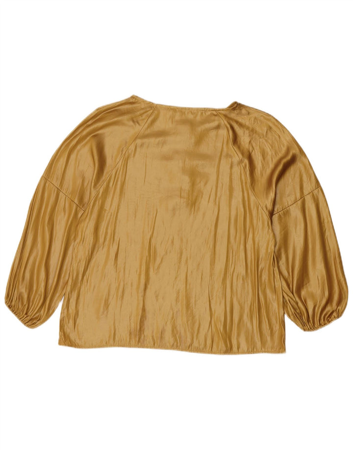 Женская блузка с рукавом 3/4 Zara UK 12, средний бежевый