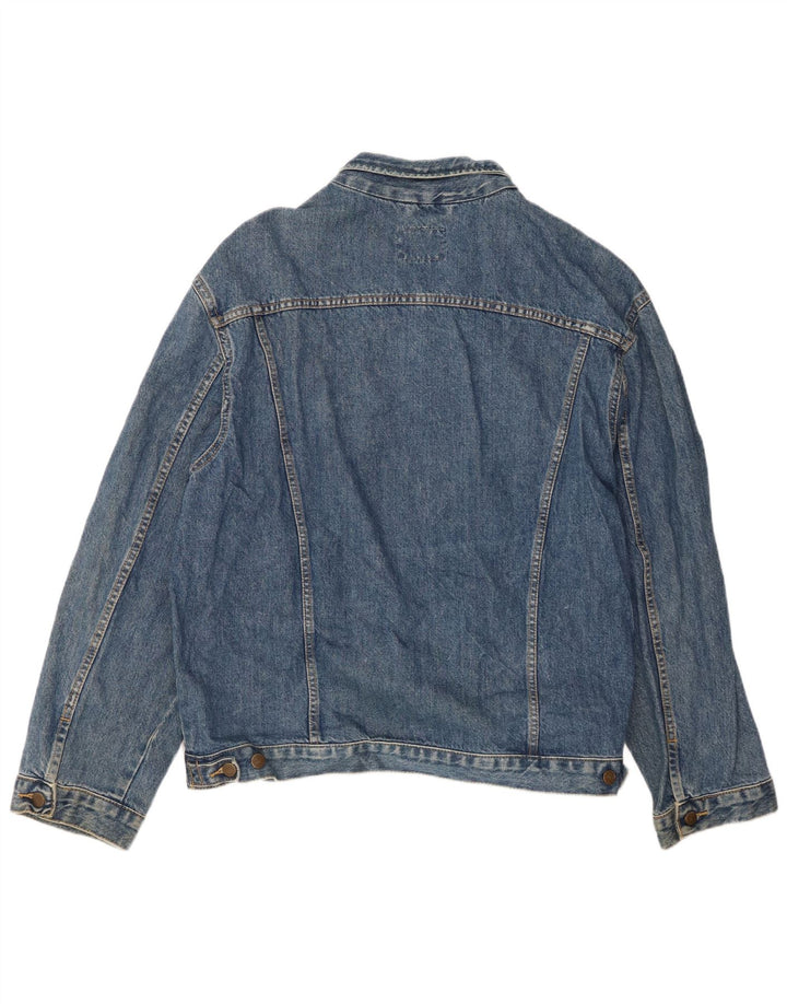 Мужская джинсовая куртка Lee UK 44 2XL, синяя, хлопок