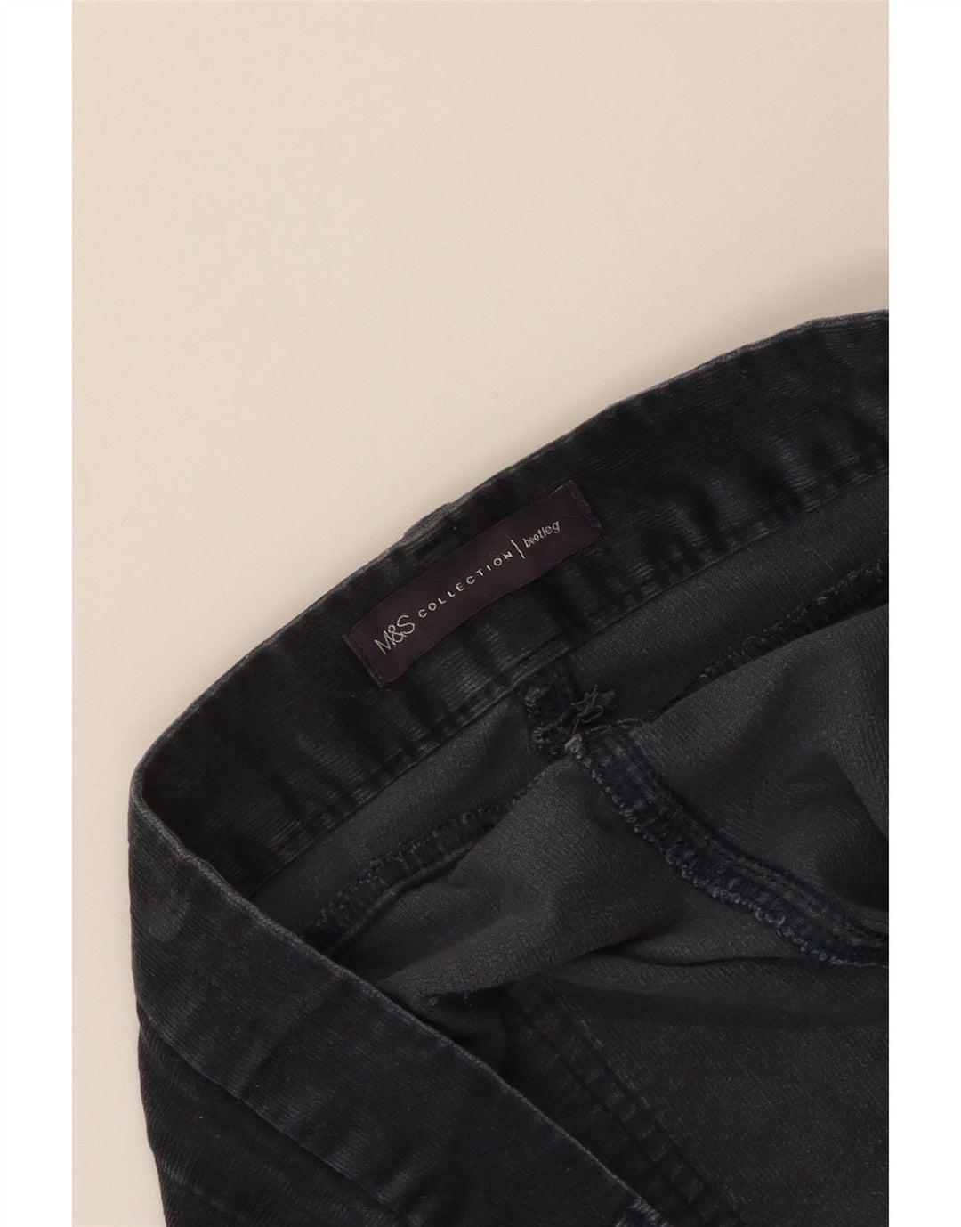 Женские вельветовые брюки Marks & Spencer W40 L33 темно-синие