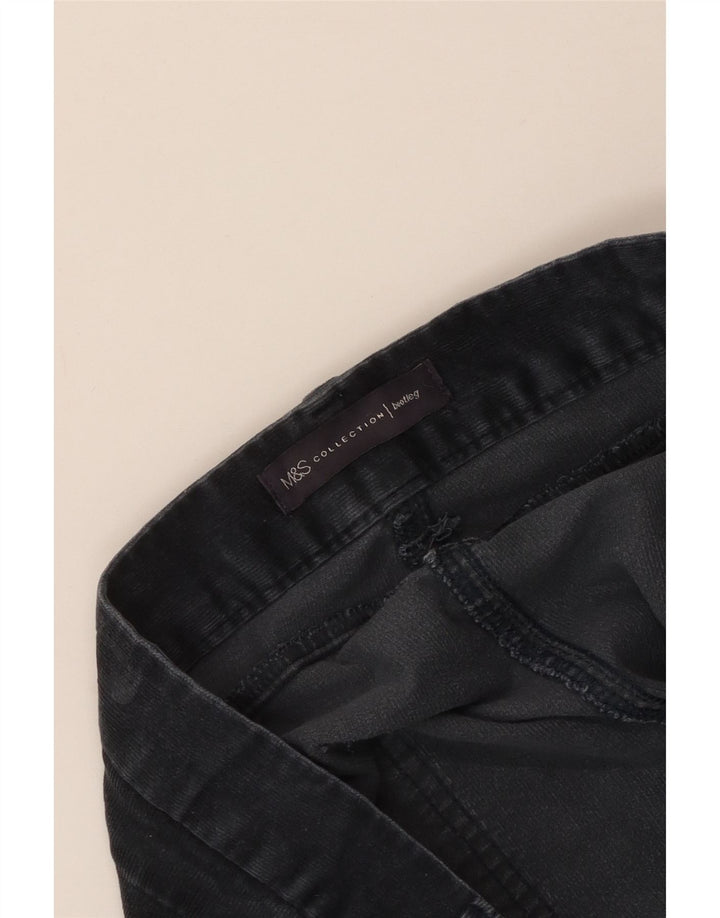 Женские вельветовые брюки Marks & Spencer W40 L33 темно-синие