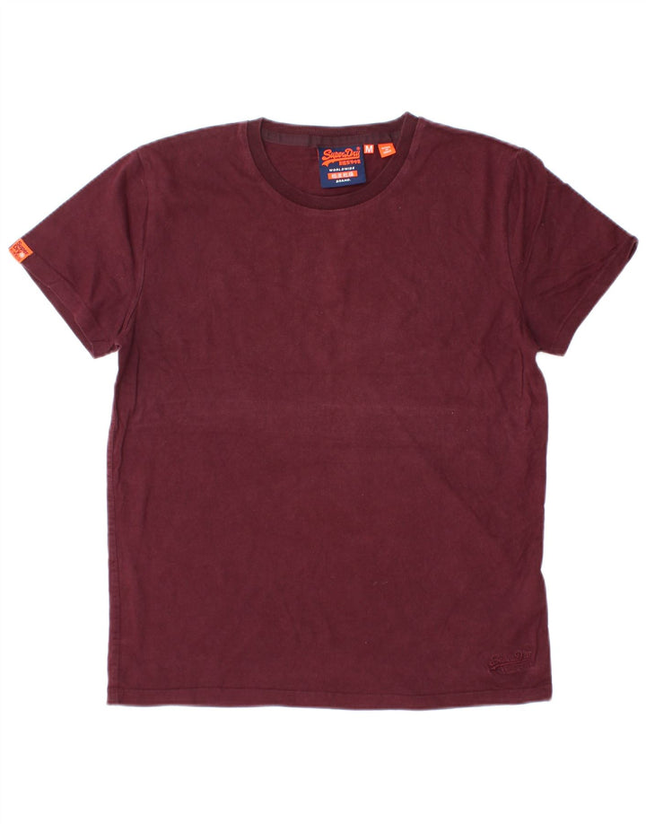 Мужская футболка Superdry Top среднего бордового цвета, хлопок