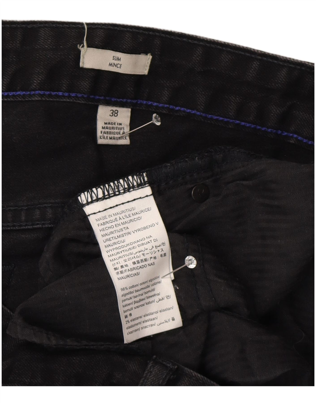 Мужские джинсы Calvin Klein Mince Slim W38 L33, темно-синий, хлопок