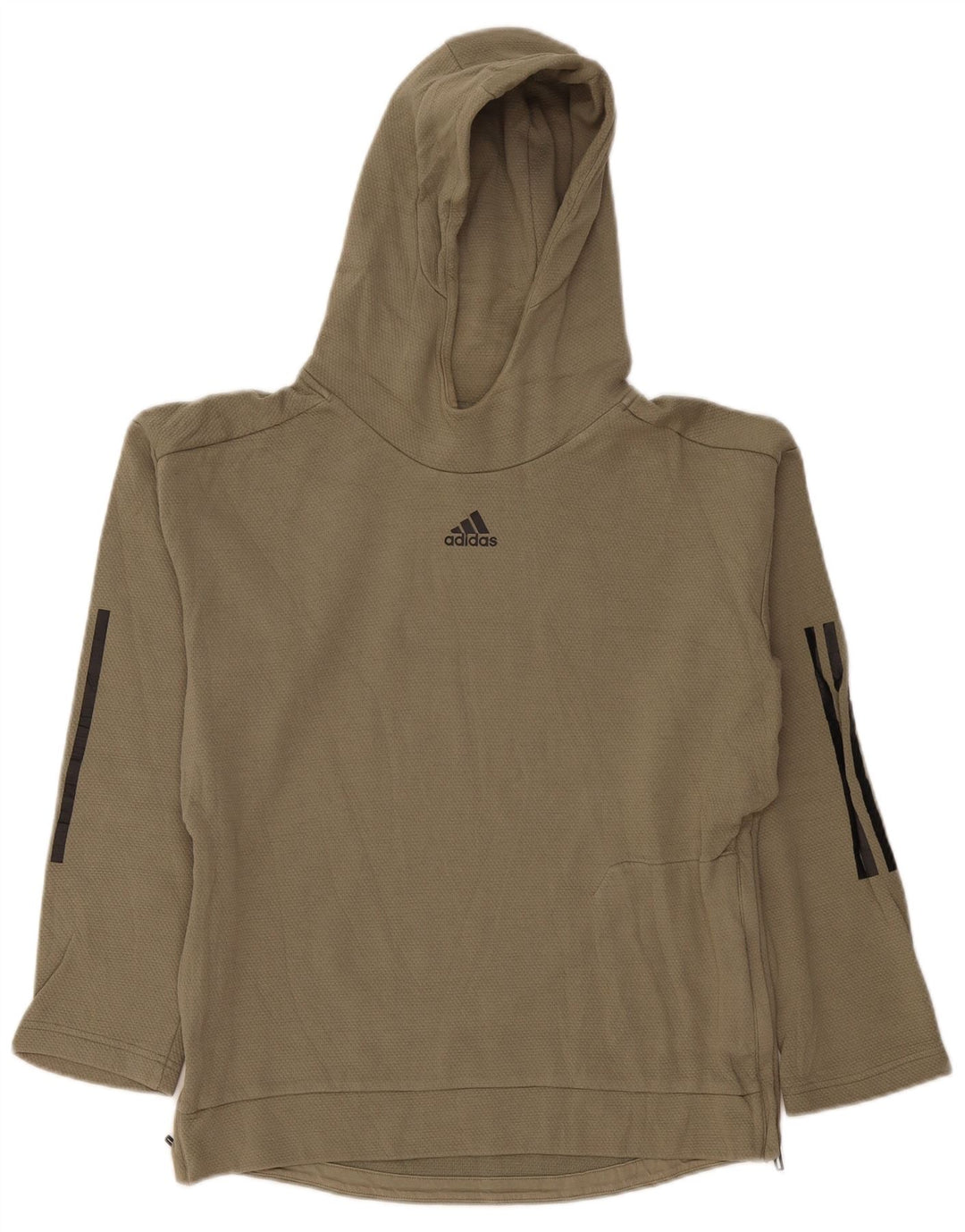 Мужской джемпер с капюшоном Adidas, маленький, хаки