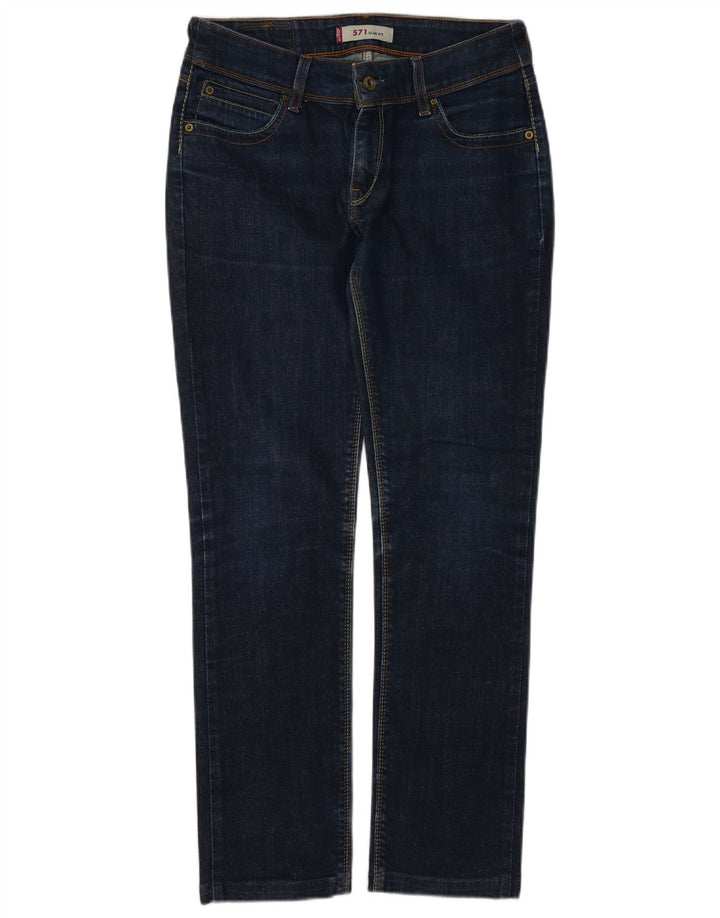 Женские джинсы Levi's Slim 571 W32 L30, темно-синие, хлопок