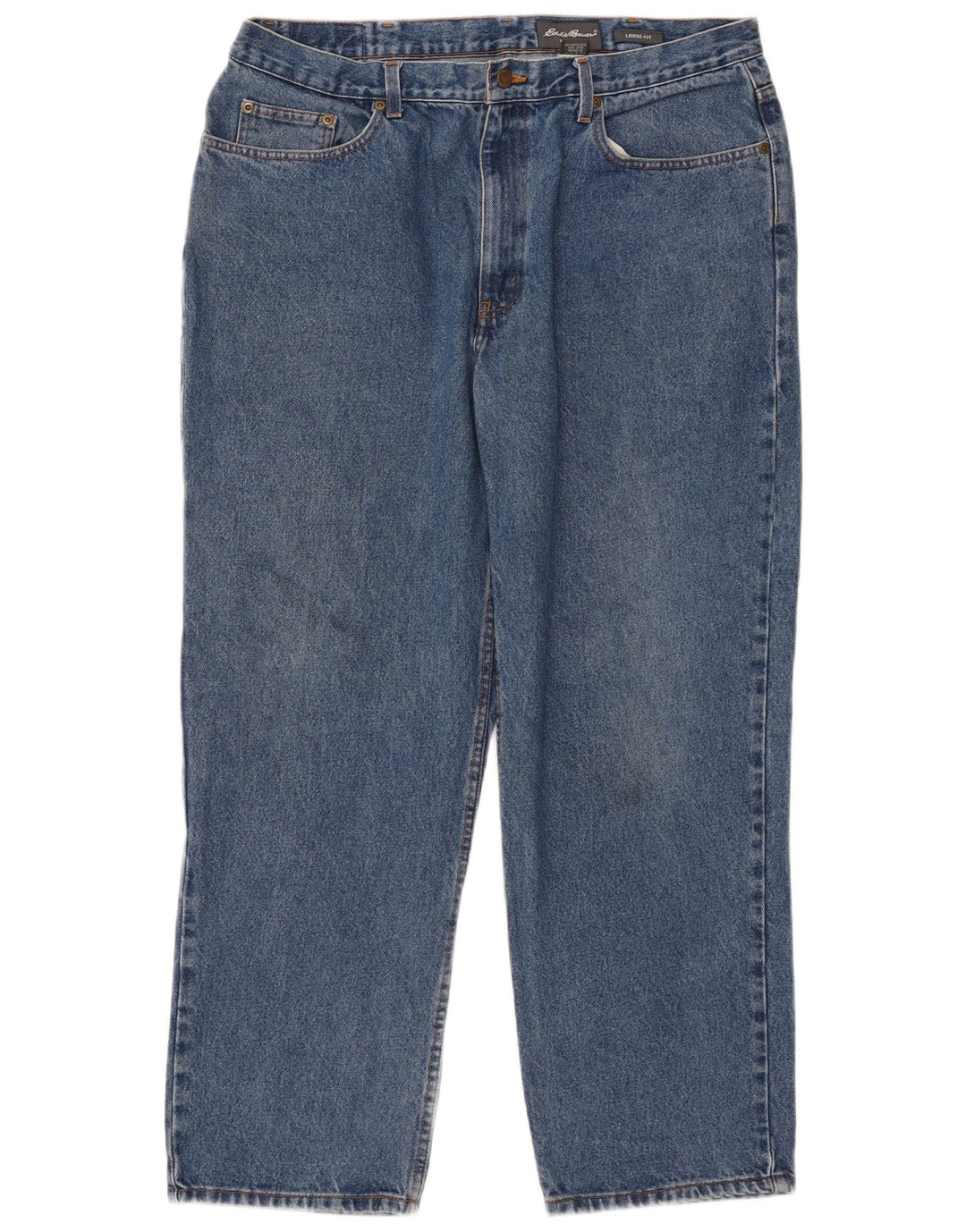 Мужские свободные джинсы Eddie Bauer W38 L30, синий хлопок