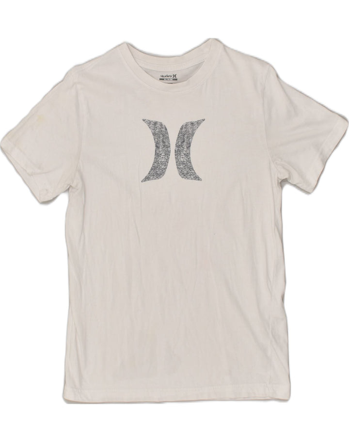 HURLEY Boys Graphic T-Shirt Top 15-16 Years XL White Cotton | Vintage Hurley | Thrift | Second-Hand Hurley | Used Clothing | Messina Hembry 