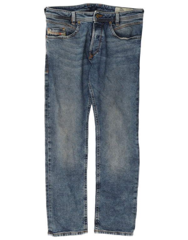Мужские зауженные джинсы Diesel Iakop Regular W30 L30, синий хлопок
