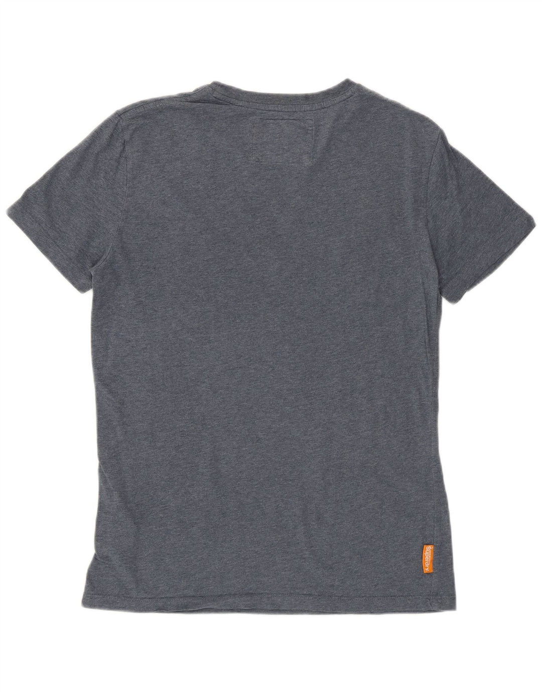 SUPERDRY Мужская футболка, маленький темно-синий хлопок