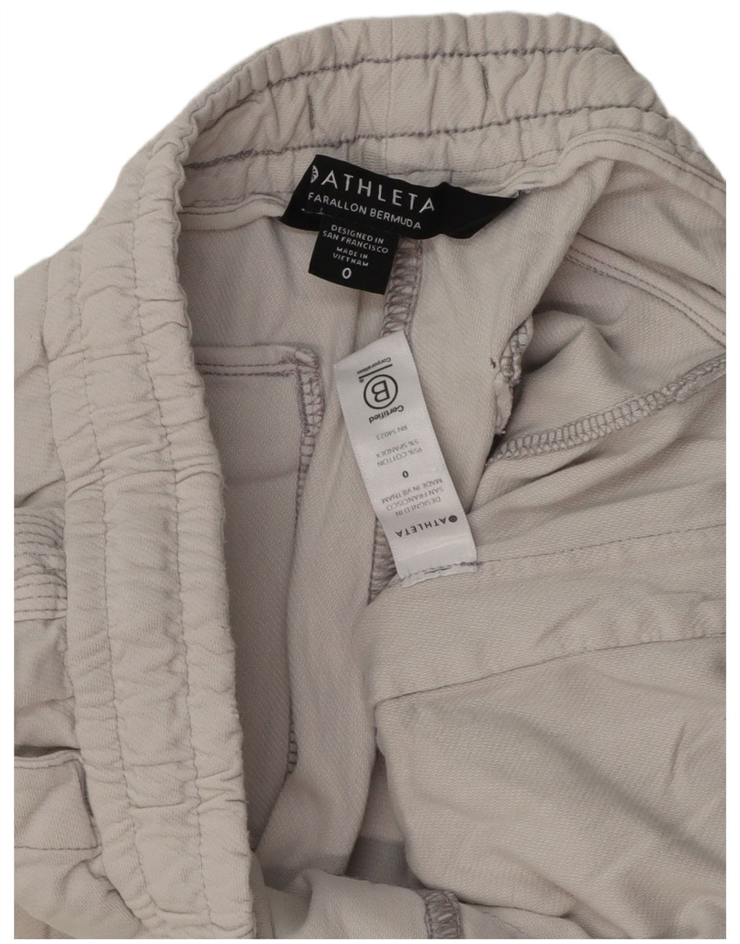 Женские шорты-бермуды Athleta США 0 XS W28 Серый хлопок