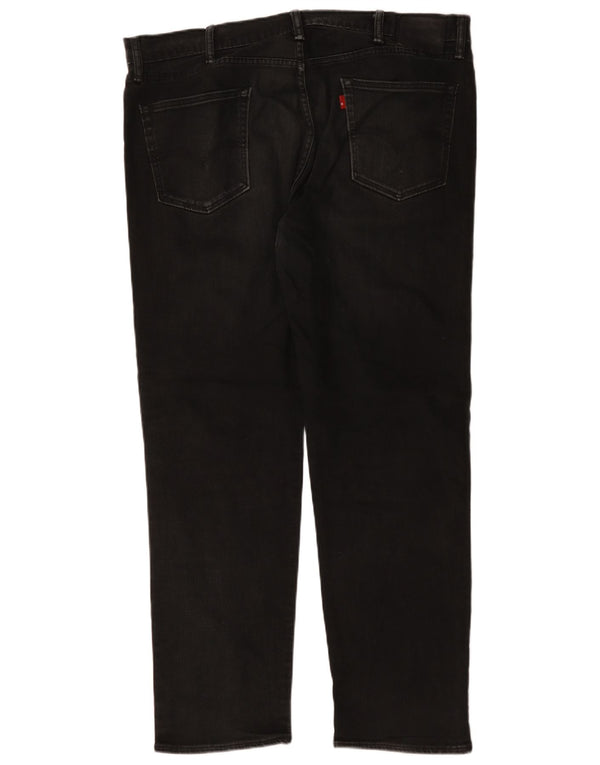 Мужские прямые джинсы Levi's W42 L31, черный хлопок