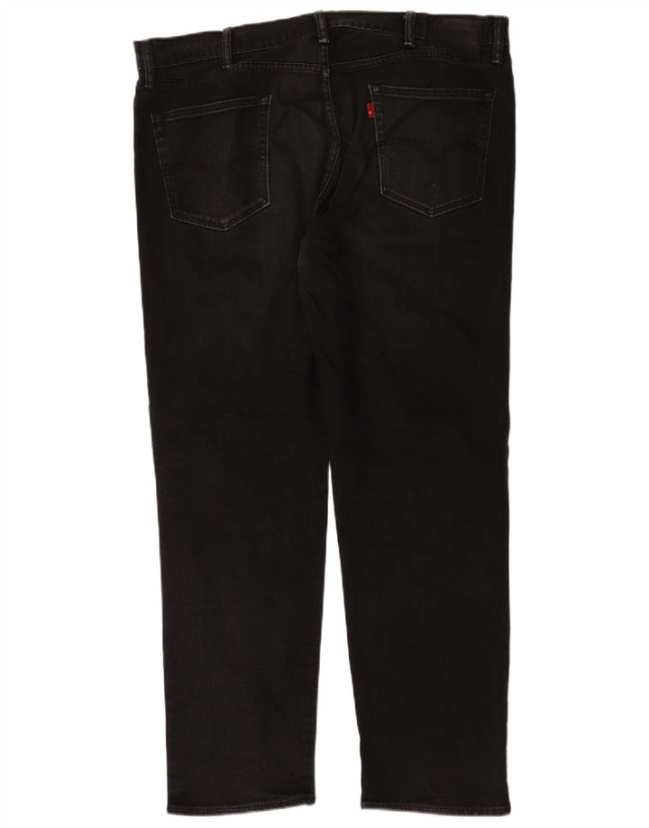 Мужские прямые джинсы Levi's W42 L31, черный хлопок