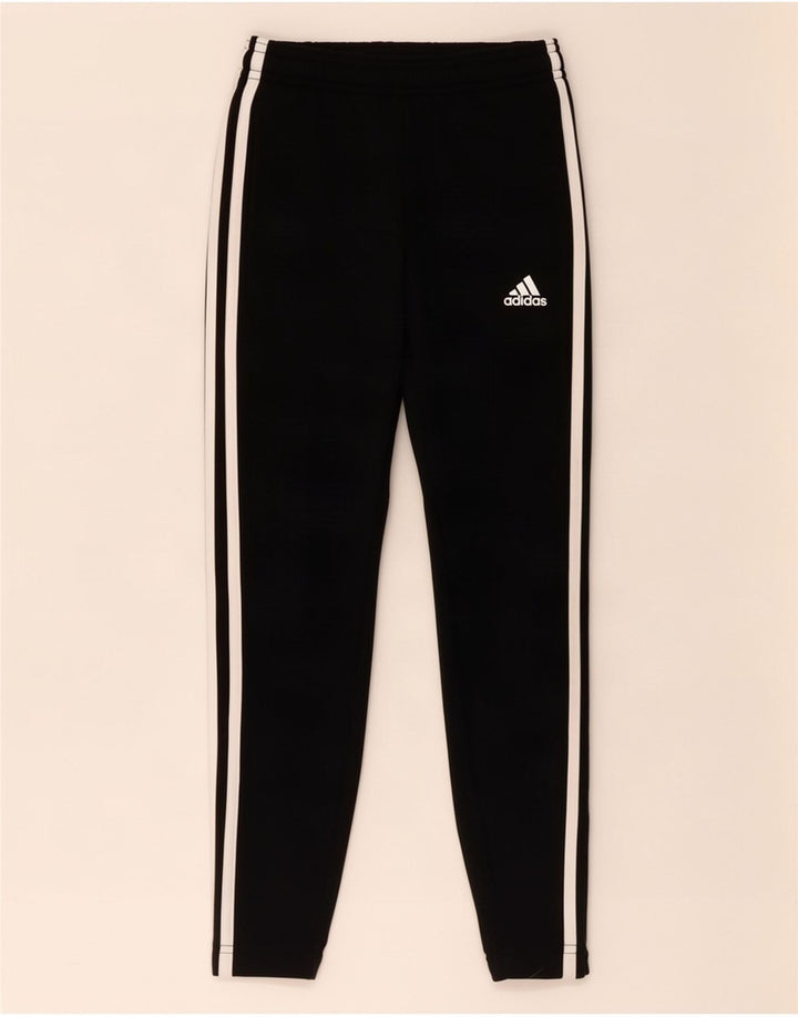 Спортивные брюки Adidas для девочек 7-8 лет, черный полиэстер