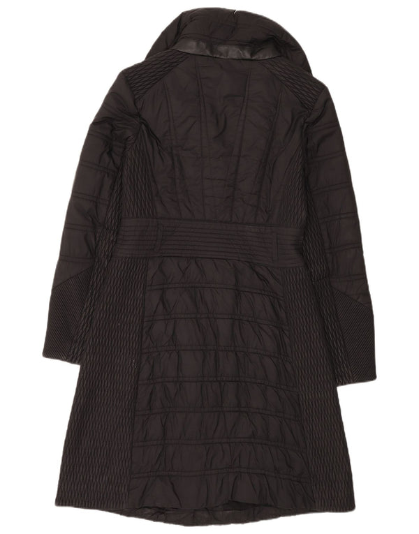 Мужская стеганая куртка Karen Millen UK 10 маленькая черная из полиамида