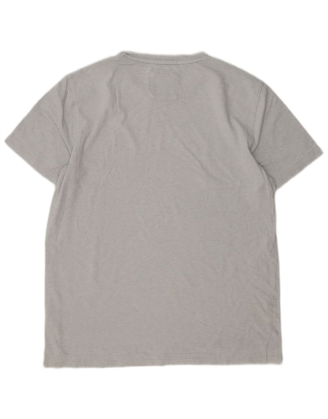 Crew Clothing Мужская футболка из хлопка среднего серого цвета