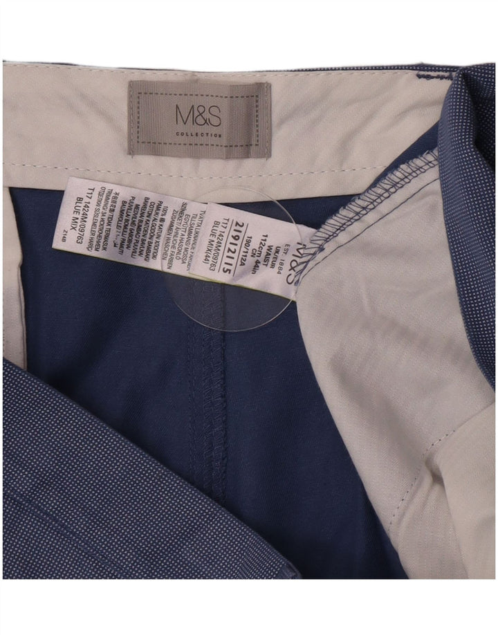 Мужские шорты чинос Marks & Spencer W44 2XL синие, хлопок