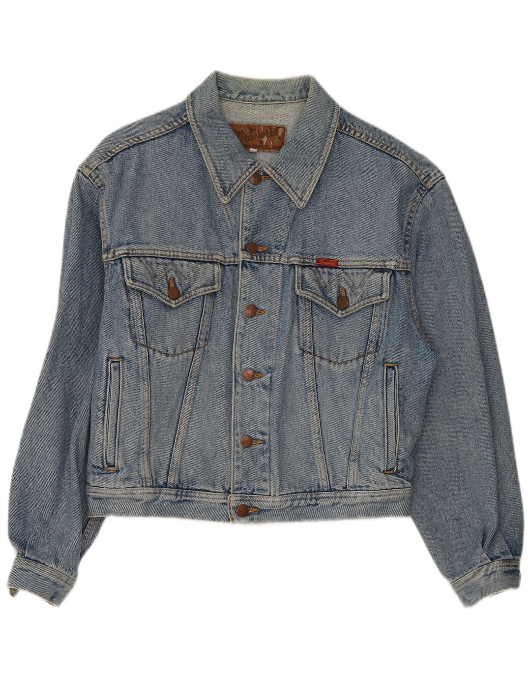 Мужская джинсовая куртка Wrangler UK 36, маленькая синяя