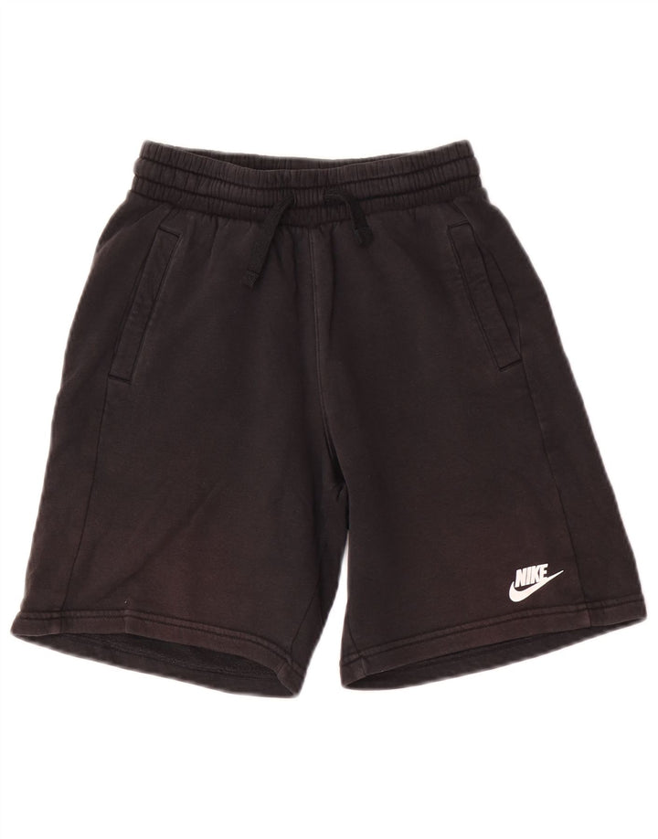 Спортивные шорты Nike для мальчиков 10–11 лет, средние черные, хлопковые