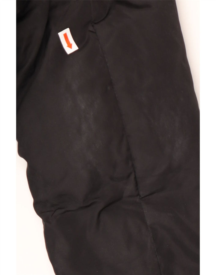 ARMANI JEANS Женское пуховое пальто оверсайз с капюшоном IT 38 XS Черный Полиэстер