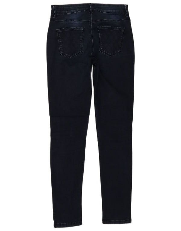 Женские джинсы скинни Oasis UK 10, маленькие W30 L30, темно-синие, хлопок