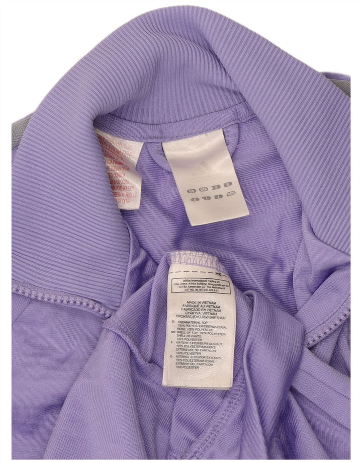 Женский спортивный костюм Adidas Top Jacket UK 12, средний фиолетовый, полиэстер
