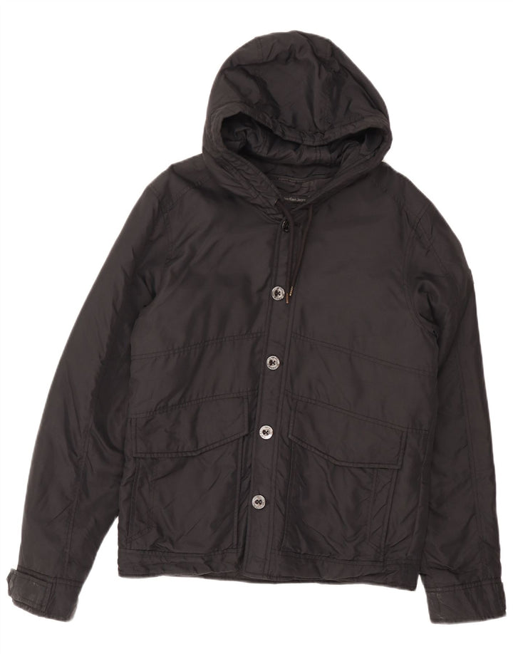 Мужская утепленная куртка с капюшоном Calvin Klein UK 38, средний черный