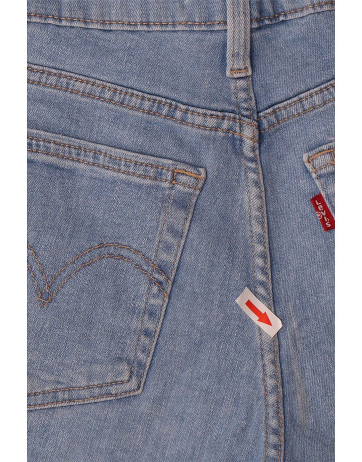 Женские джинсовые шорты Levi's с потертостями, маленькие, синие, хлопок, W26