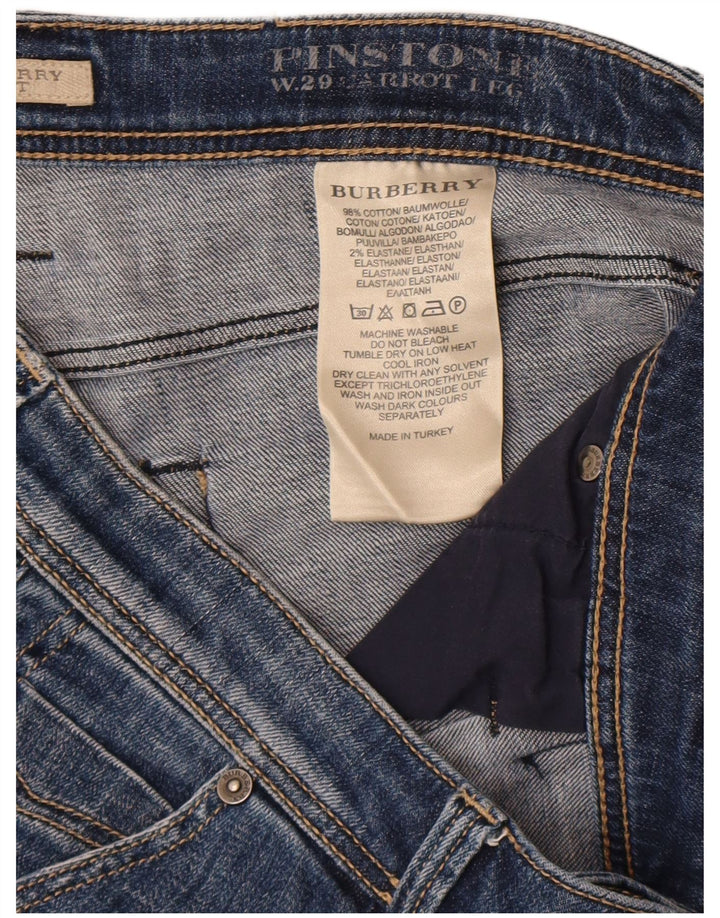 Женские джинсовые шорты Burberry BRIT W29, хлопковые, среднего размера, синие