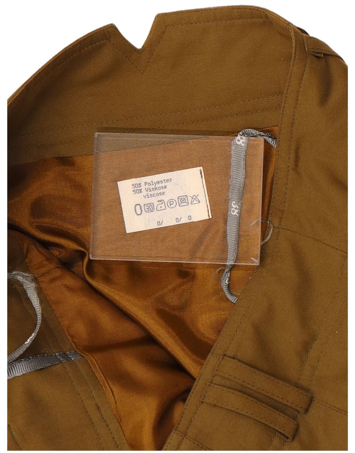 Винтажная женская юбка-карандаш EU 38 Medium W28 Хаки Полиэстер