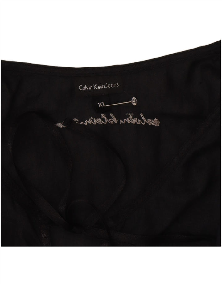 Женская блузка Calvin Klein Jeans Top UK 18 XL Черный