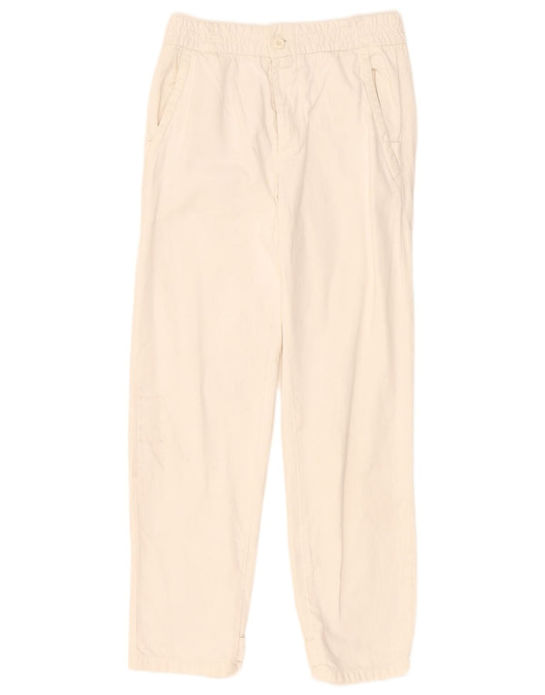 Мужские прямые брюки чинос Zara, маленькие W30 L29 Off White