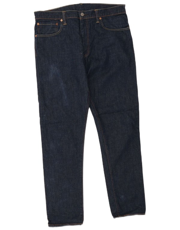 Мужские зауженные джинсы Levi's 520 W36 L32 синие, хлопок