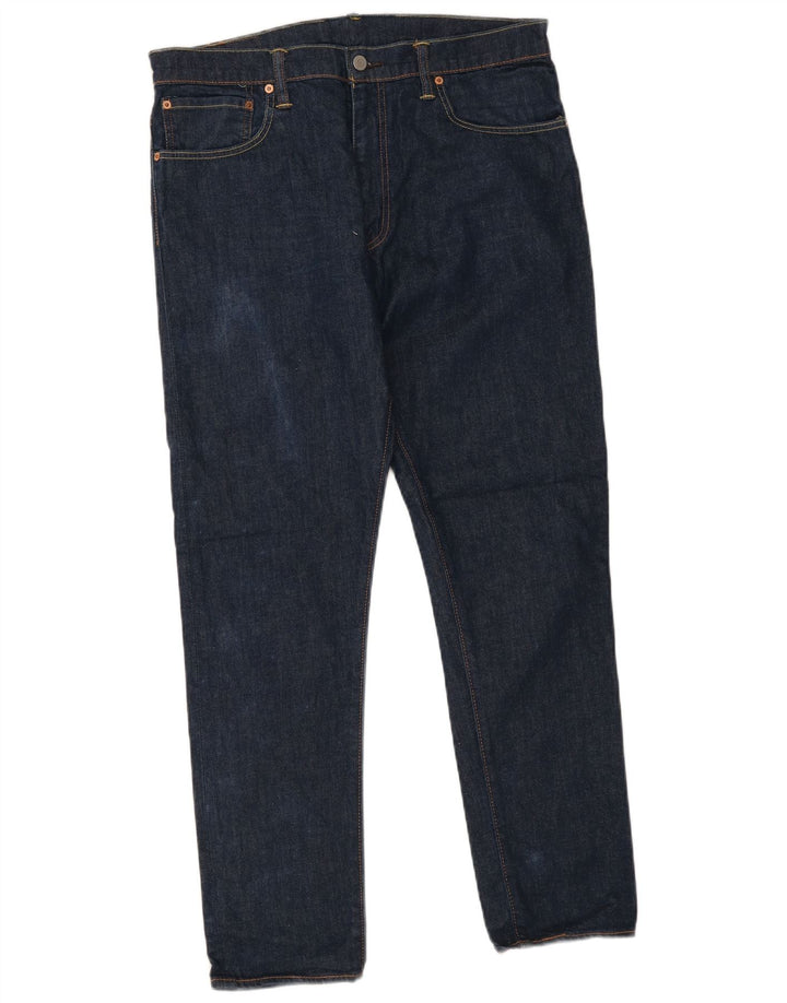 Мужские зауженные джинсы Levi's 520 W36 L32 синие, хлопок
