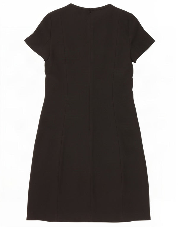 Massimo Dutti Womens A-Line Dress EU 38 Small Black
